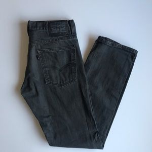 Levi’s 513 gray Slim Straight Jeans Size 32 x 34